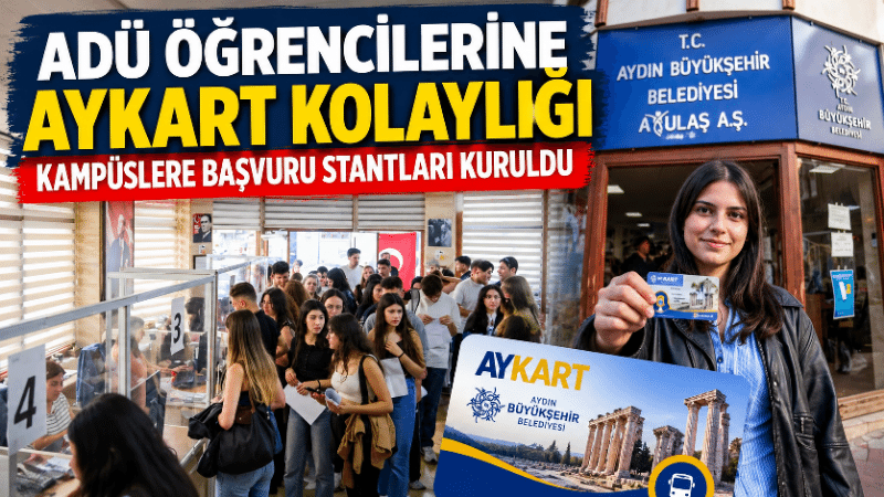 2026-2027 eğitim-öğretim yılının başlamasıyla birlikte Aydın’a gelen üniversite öğrencilerinin toplu