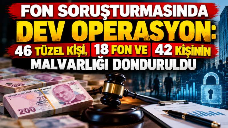 Fon soruşturmasında dev operasyon: Mal varlıkları donduruldu! İstanbul Cumhuriyet Başsavcılığı tarafından yürütülen fon soruşturmasında yeni tedbir kararları