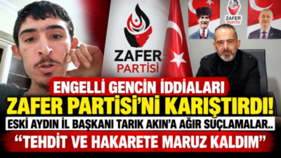 Zafer Partisi’nin eski Aydın İl Başkanı Tarık Akın’a tepki gösteren