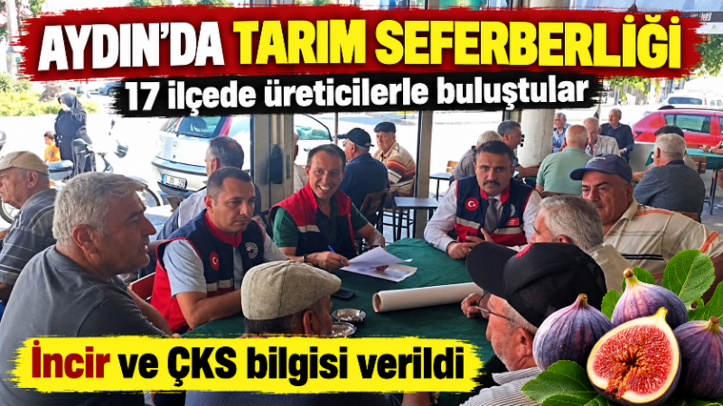 Aydın İl Tarım ve Orman Müdürlüğü ekipleri, “Cuma Buluşmaları” kapsamında