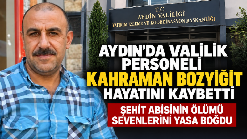 Aydın Valiliği Yatırım İzleme ve Koordinasyon Başkanlığı’nda (YİKOB) görev yapan