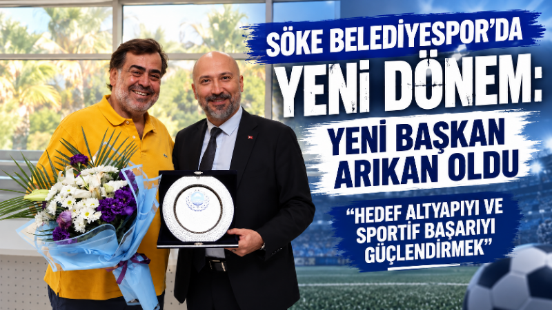 Söke Belediyespor’da 15 yıllık Levent Üzüm dönemi sona erdi. Gerçekleştirilen