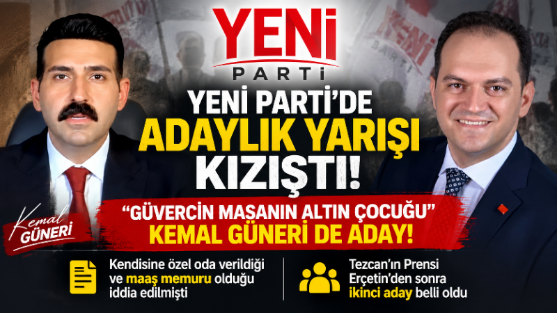 Yeni Parti Aydın İl Başkanlığı için Kemal Güneri adaylığını açıkladı.