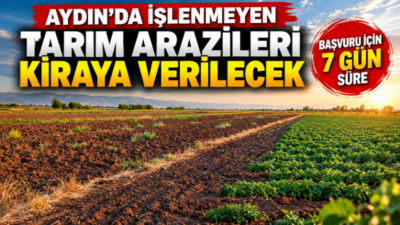 Aydın’da işlenmeyen tarım arazilerinin yeniden üretime kazandırılması amacıyla kiralama süreci