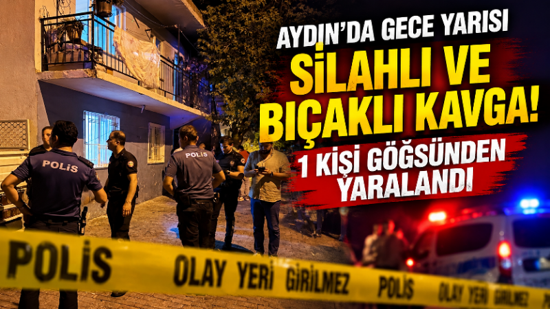 Aydın’ın Efeler ilçesinde iki aile arasında çıkan tartışma kısa sürede