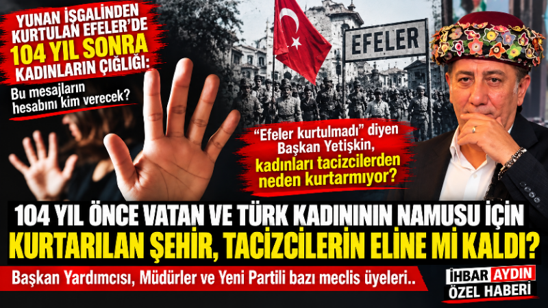 Aydın’ın düşman işgalinden kurtuluşunun 104.Yıl dönümünde “Efeler kurtulmadı” şeklinde skandal