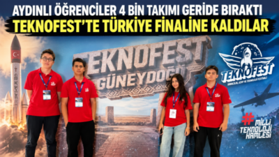 Aydın Lisesi öğrencilerinin geliştirdiği yapay zeka destekli “RitimAI” projesi, TEKNOFEST