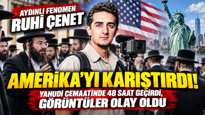 Aydın doğumlu dünyaca ünlü içerik üreticisi Ruhi Çenet, bu kez