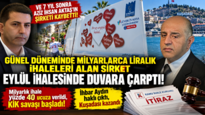 Kuşadası Belediyesi’nde yıllardır tartışmaların odağında bulunan araç ve iş makinesi