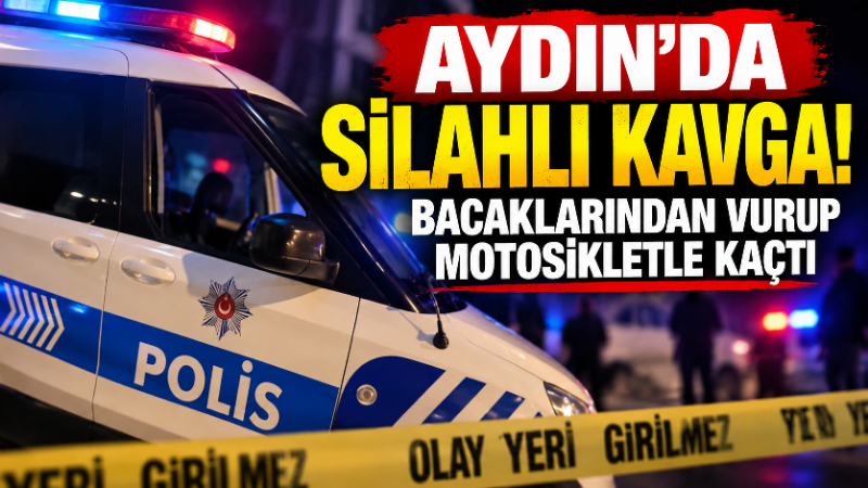 Aydın’ın Efeler ilçesinde iki kişi arasında çıkan tartışma silahlı kavgaya