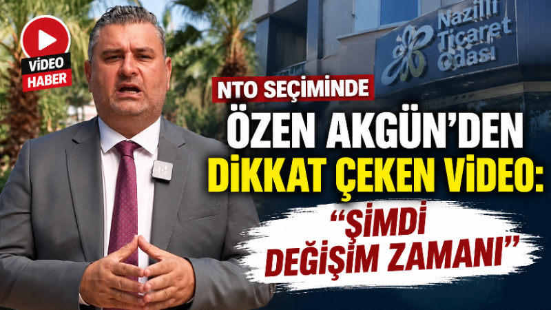 Nazilli Ticaret Odası Başkan Adayı Özen Akgün, seçim çalışmaları kapsamında