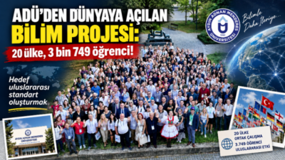 Aydın Adnan Menderes Üniversitesi (ADÜ), uluslararası bilim dünyasında dikkat çeken