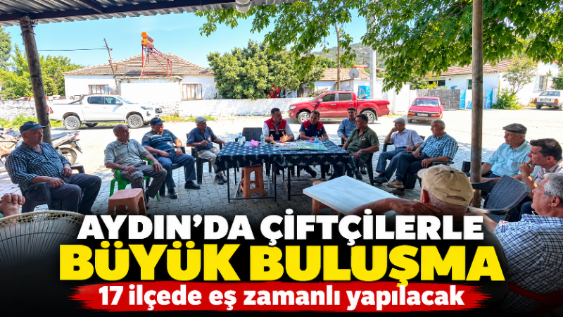 Aydın İl Tarım ve Orman Müdürlüğü’nün “Tarım Sahada-Cuma Buluşmaları” kapsamında