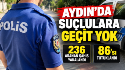 Aydın İl Emniyet Müdürlüğü ekiplerinin 7-20 Eylül tarihleri arasında kent