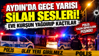 Aydın’ın Efeler ilçesinde saat 23.00 sıralarında bir eve silahlı saldırı
