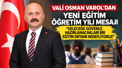 Aydın Valisi Dr. Osman Varol, 2026-2027 eğitim öğretim yılının başlaması