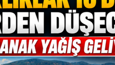 Aydın’da yazdan kalma sıcak günler yerini yağışlı ve serin havaya