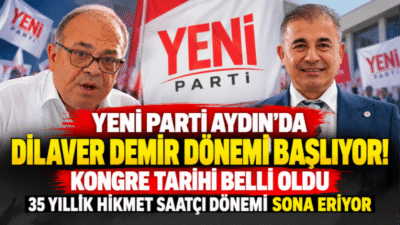 Yeni Parti Aydın İl Başkanlığı için gerçekleştirilen 5 adaylı ön