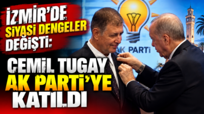 İzmir Büyükşehir Belediye Başkanı Cemil Tugay, AK Parti’ye katıldı. Ankara’da