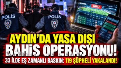 Türkiye genelinde yasa dışı bahis ve kumar faaliyetlerine yönelik düzenlenen