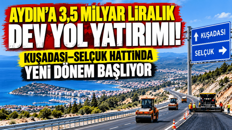 Aydın’ın Kuşadası ilçesi ile İzmir’in Selçuk ilçesi Çamlık arasındaki ulaşımı