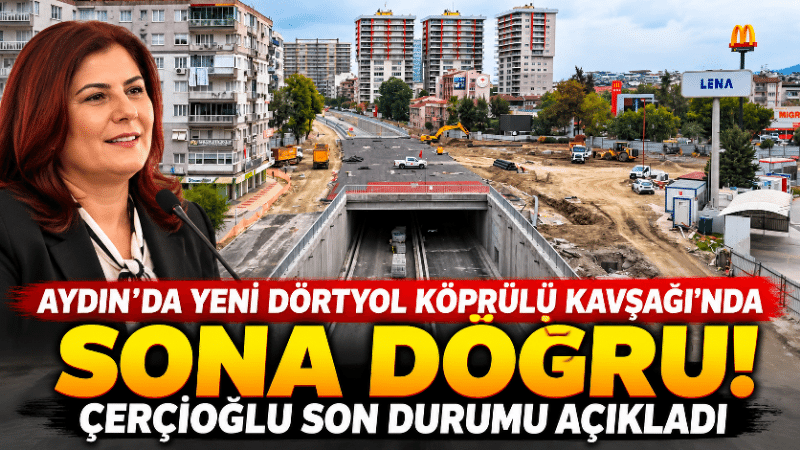 Aydın Büyükşehir Belediye Başkanı Özlem Çerçioğlu, kent trafiğine nefes aldırması