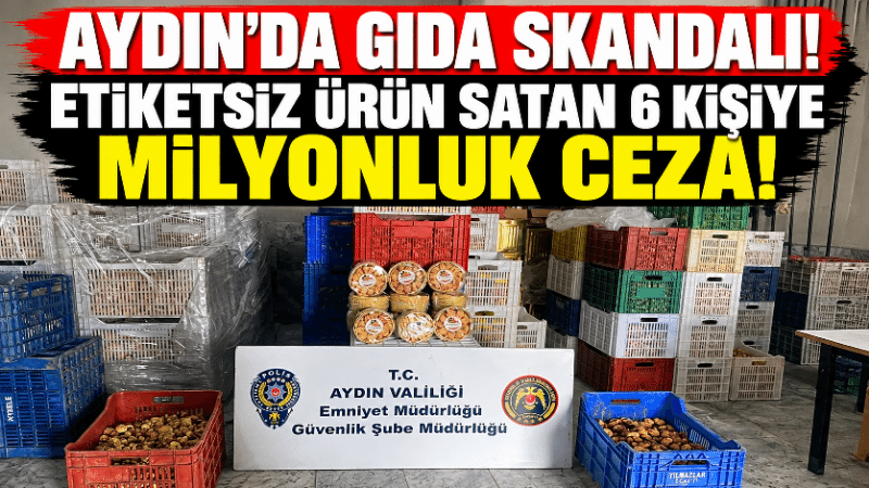 Aydın’ın Efeler ve Köşk ilçelerinde polis ekiplerinin depo ve iş