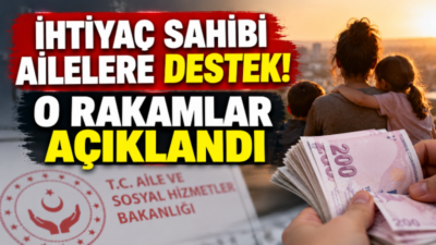 Aile ve Sosyal Hizmetler Bakanlığı, ihtiyaç sahibi ailelere yönelik Sosyal
