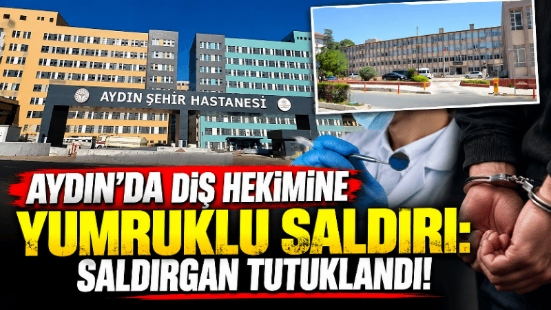 Aydın’ın Efeler ilçesinde tedavi için hastaneye gelen bir kişi ile