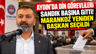 Diyanet-Sen Aydın Şubesi’nin 6. Olağan Genel Kurulu yoğun katılımla gerçekleştirildi.