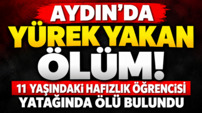 Aydın’ın Köşk ilçesinde Diyanet’e bağlı öğrenci yurdunda kalan 11 yaşındaki