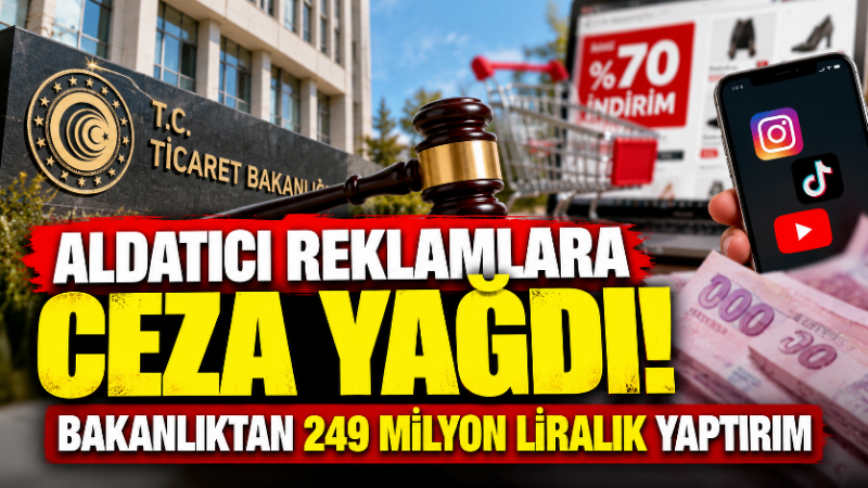 Ticaret Bakanlığı, tüketicileri yanıltan reklam ve haksız ticari uygulamalara yönelik