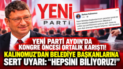 Yeni Parti Aydın İl Başkanlığı seçimlerine saatler kala, başkan adaylarından