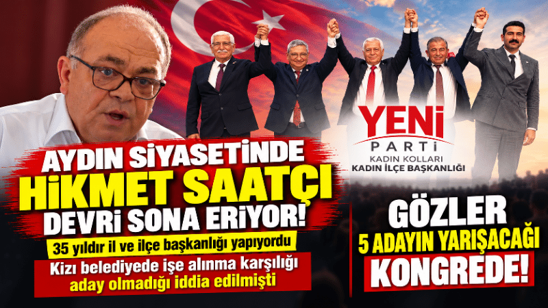 Hikmet Saatçı’nın son saatleri: 35 yıllık koltuğu devrediyor Aydın siyasetinde yaklaşık 35 yıldır CHP’de çeşitli yöneticilik görevleri üstlenen
