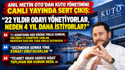 Kuşadası Ticaret Odası Başkan Adayı Anıl Metin Oto, sosyal medya