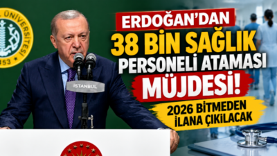 Cumhurbaşkanı Recep Tayyip Erdoğan, sağlık sektöründe istihdam bekleyen binlerce adayı