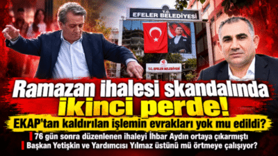 İhbar Aydın’ın daha önce kamuoyuna duyurduğu Efeler Belediyesi’nin 76 gün