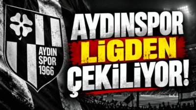 Aydınspor ligden çekiliyor! Aydın futbolunun köklü kulüplerinden Aydınspor, ekonomik sıkıntılar nedeniyle ligden çekilme